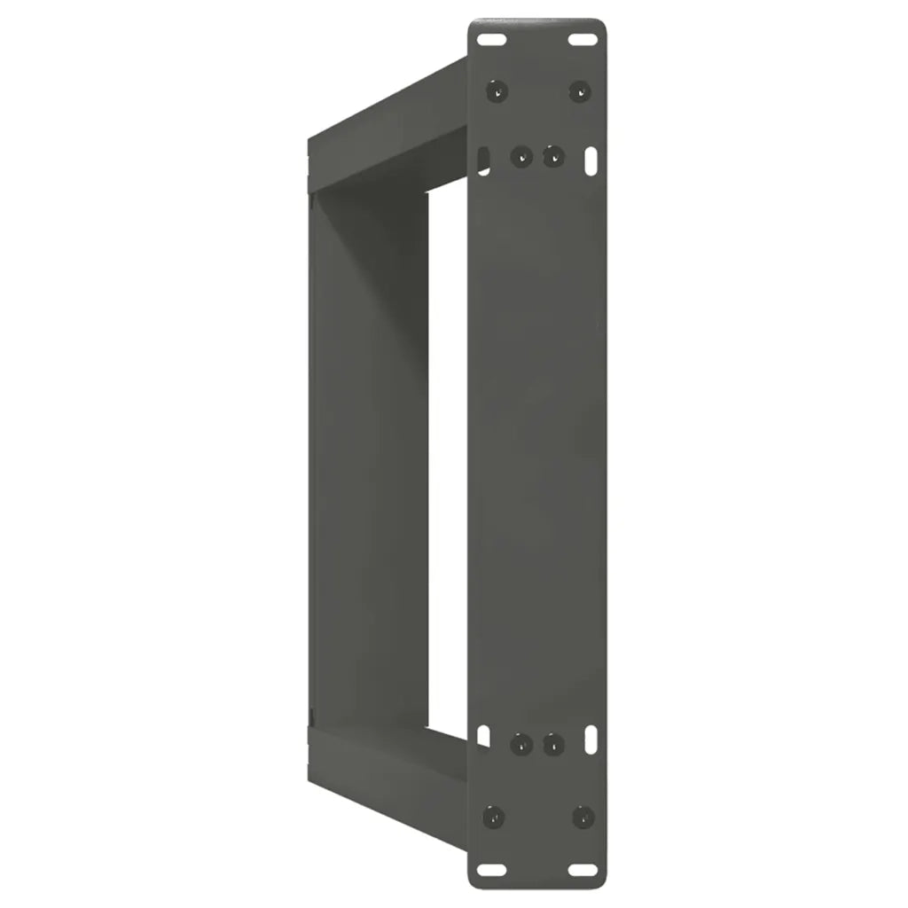 vidaXL Gambe per tavolo consolle a forma di U 2 pz Antracite 28x(72-73) cm Acciaio
