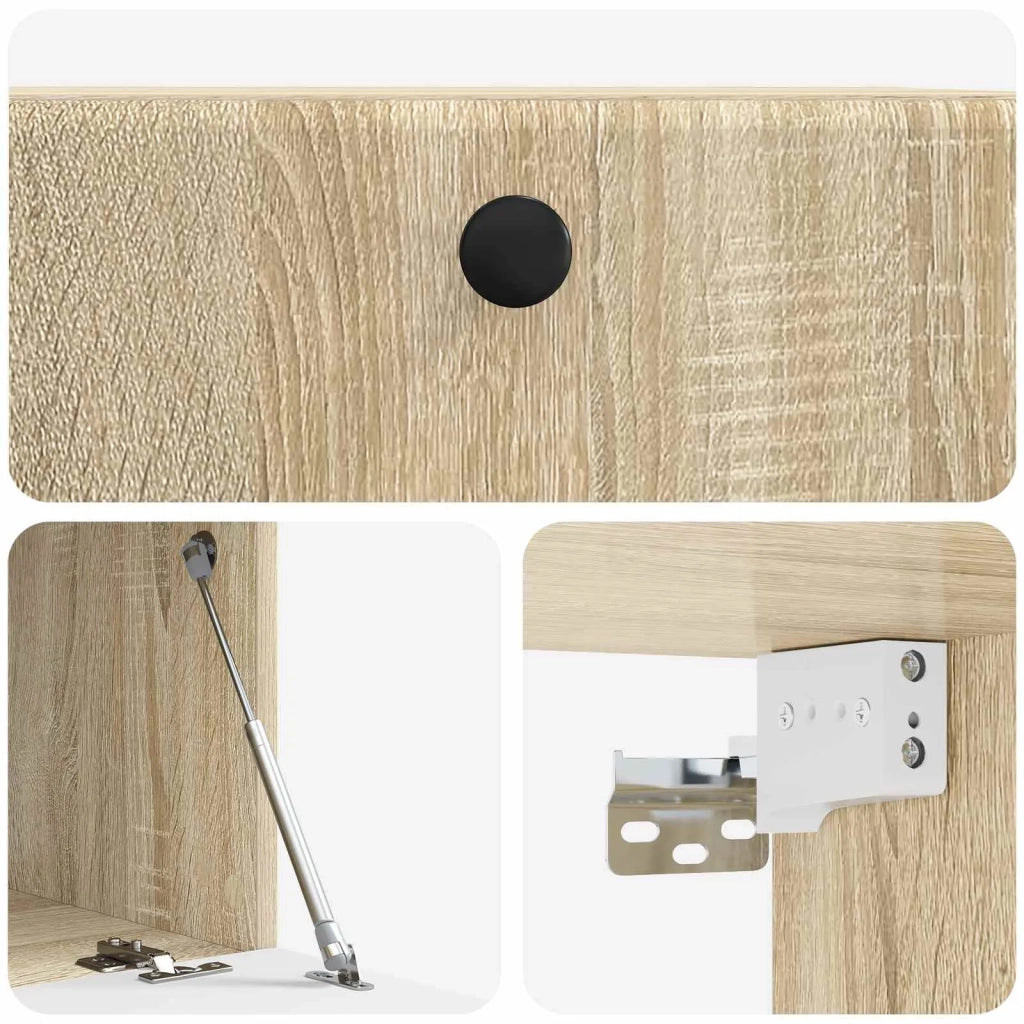 Mobile Porta TV da Muro 59,5 x 41 x 30 cm Rovere Sonoma 899187