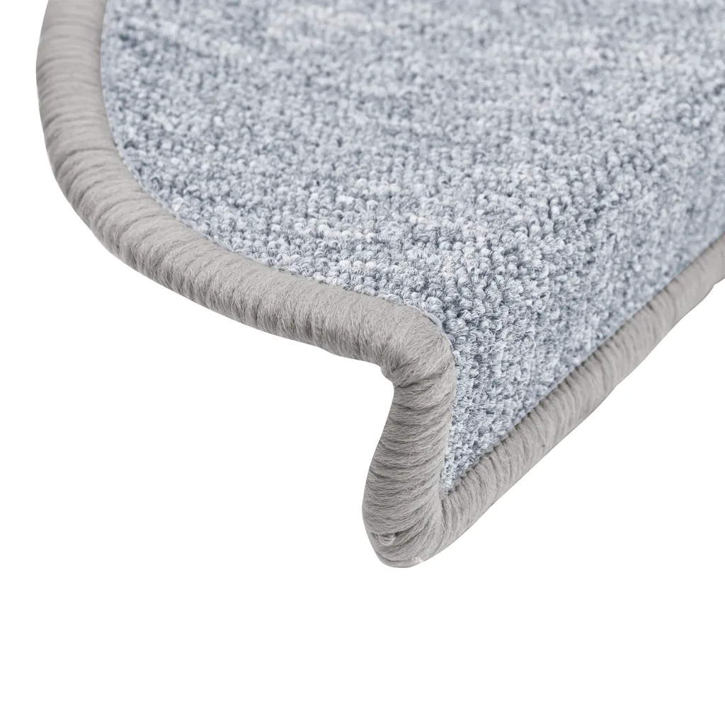 Tappetini per Scale 15 pz | Gradini per Scale Grigio Chiaro 56x17x3 cm