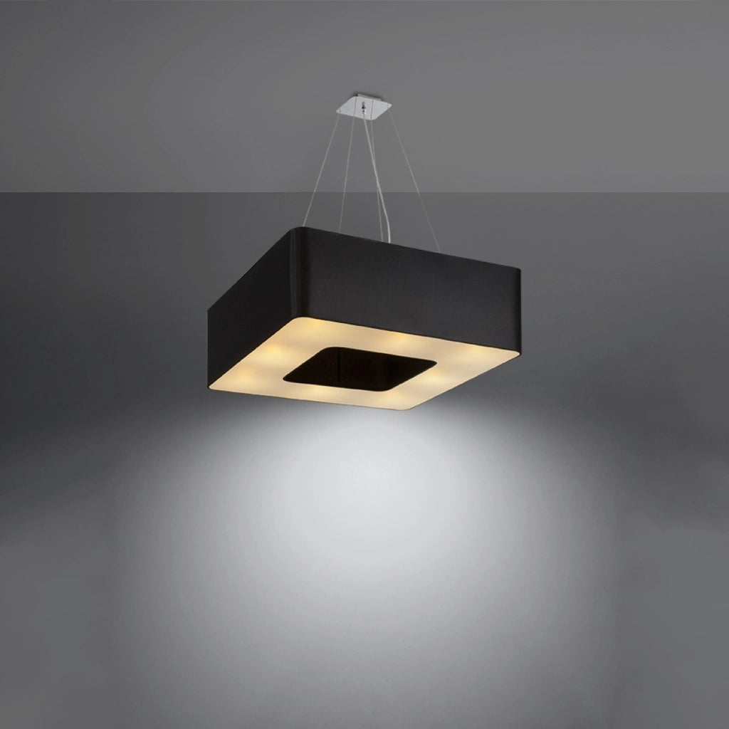 Lampada a sospensione NEPTUN Pure Lume nera 8xE27
