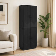 Set di armadi 2 pz Nero Legno ingegnerizzato 3416782