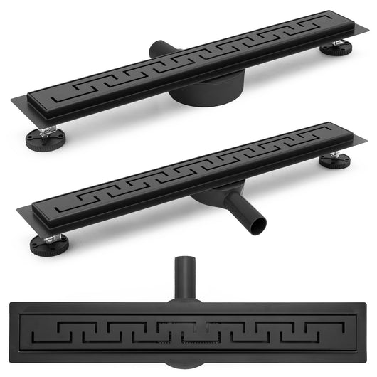 Canalina Di Scarico Rea Greek Pro Black Matt 90