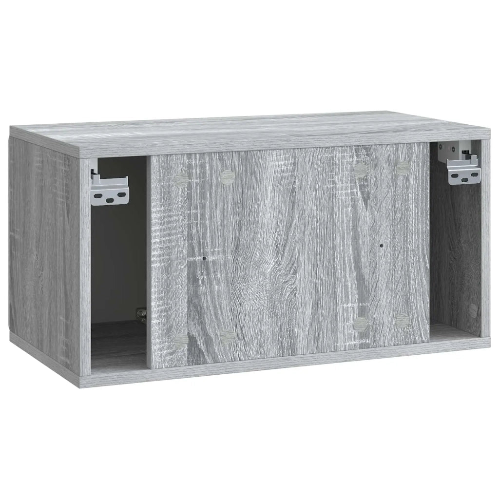 Mobile Porta TV da Muro Grigio Sonoma 59,5 x 31 x 30 cm