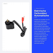 Carburatore elettrico - Carburatore automatico - Facile da installare - Cassetta in plastica - Adatto per Kymco Agility 50 - Dimensioni: ...