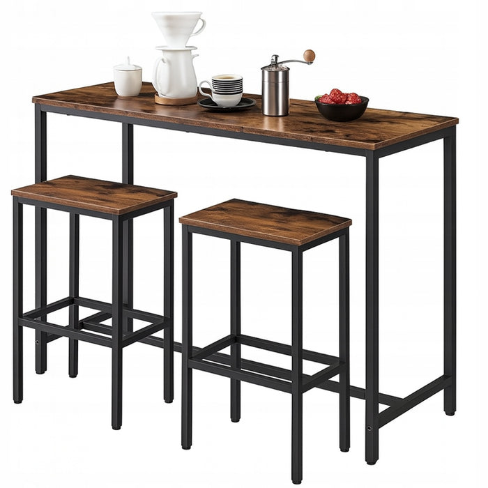 Tavolo da bar, marrone 100x40x90 cm