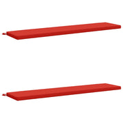 Cuscini per Panchina a 2 Pezzi SOEST 2 pz 100% Poliestere Rosso 949247