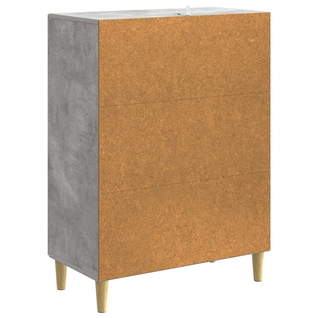 Credenza Grigio Cemento 66 x 34,5 x 90 cm Legno ingegnerizzato 895098