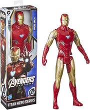 EIC Marvel Avengers, Titan Hero Series, Iron Man, action figure da collezione da 30 cm,Hasbro,Eta 4+