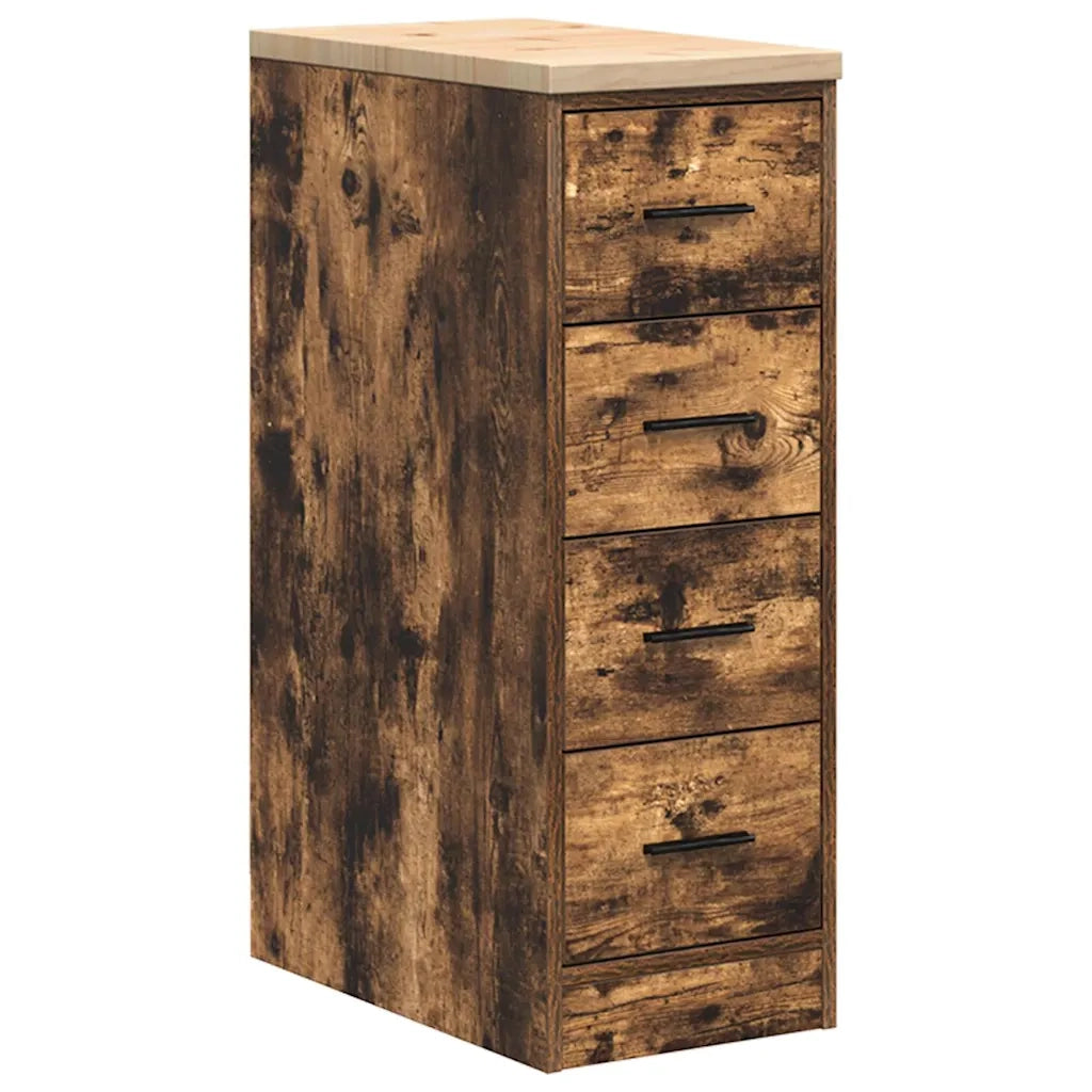 Armadietto da Garage in Rovere Affumicato 30x51x85 cm CFW4113836
