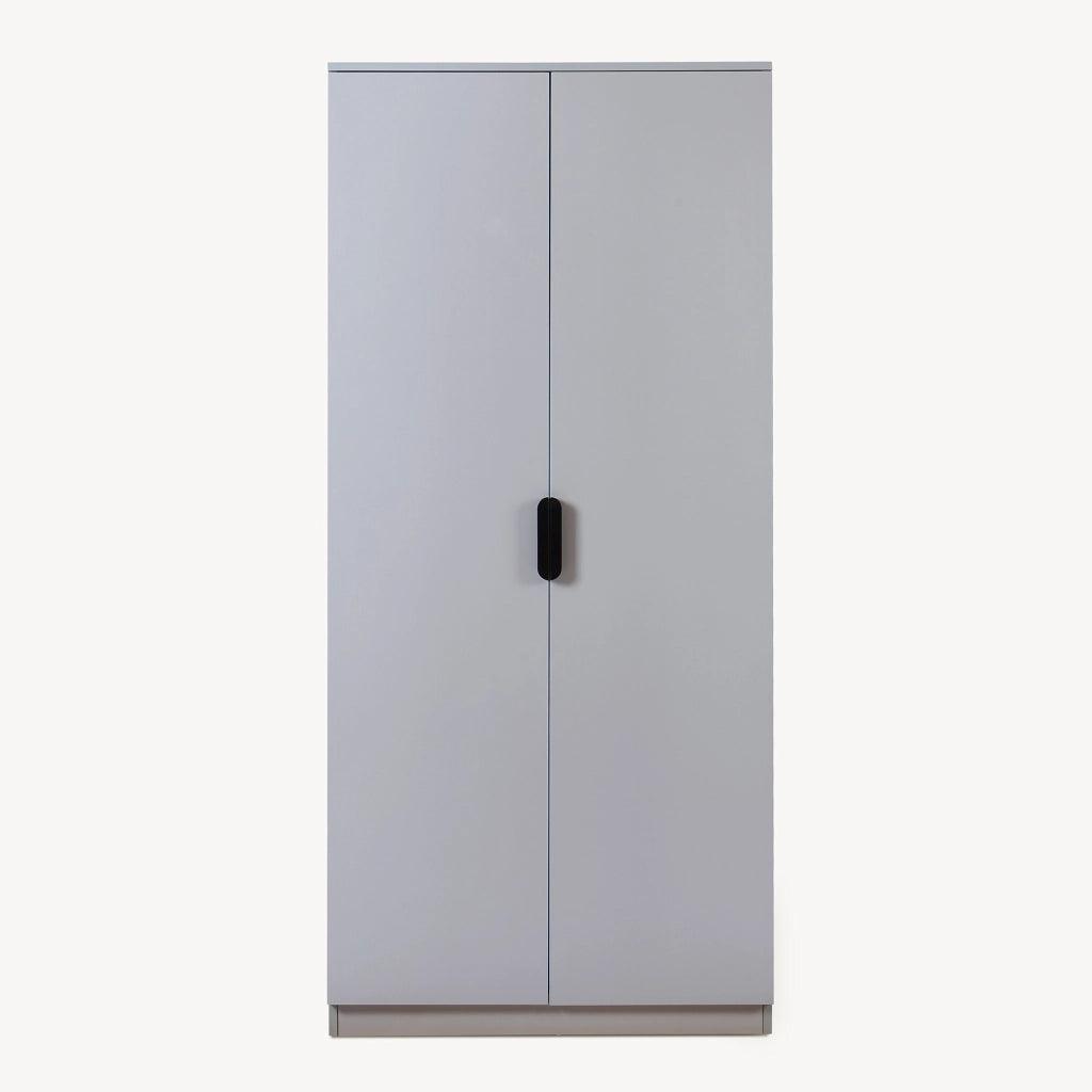 Armadio Guardaroba Eiselfing 176 x 80 x 52 cm Grigio [en.casa]