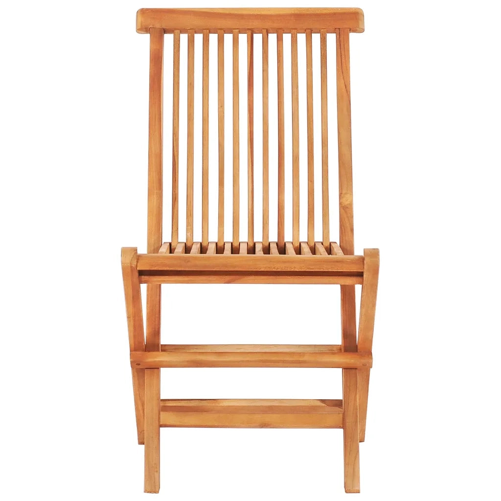 Set da Bistrot 3 pz Pieghevole in Legno Massello di Teak 48997