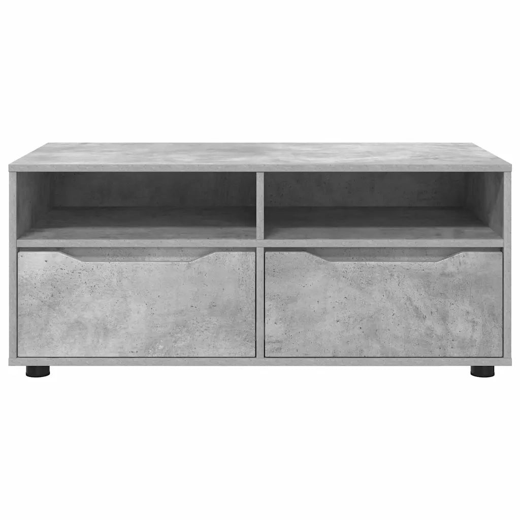 Mobile TV Grigio cemento 100 x 48 x 43 cm Legno multistrato 888930
