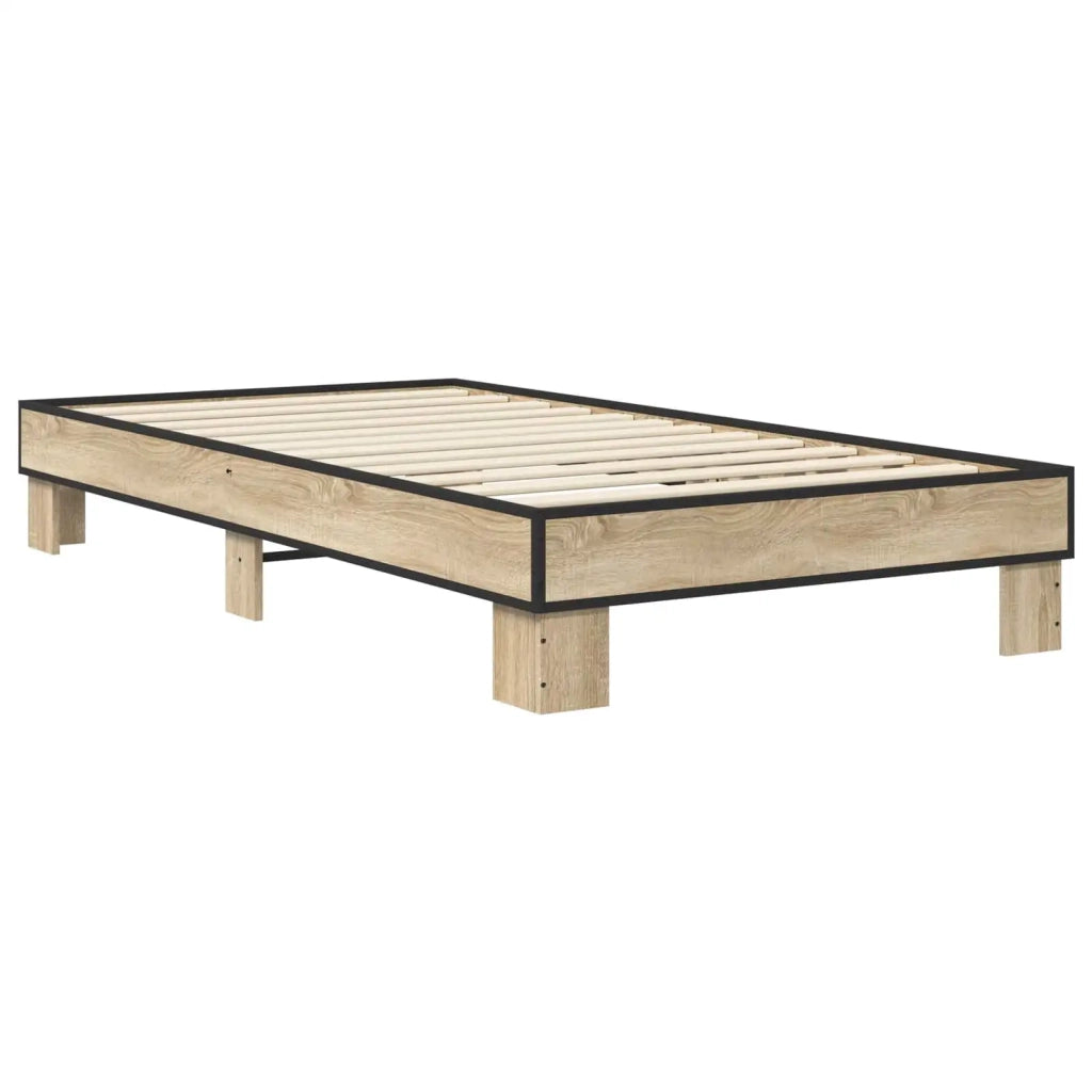 Struttura del letto Rovere Sonoma 80 x 200 cm 8009126