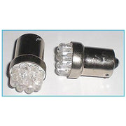 Trade Shop - Lampadina Luci Auto 12v Led Bianca Ba15s P21w Segnalazione Acustica Retromarcia -