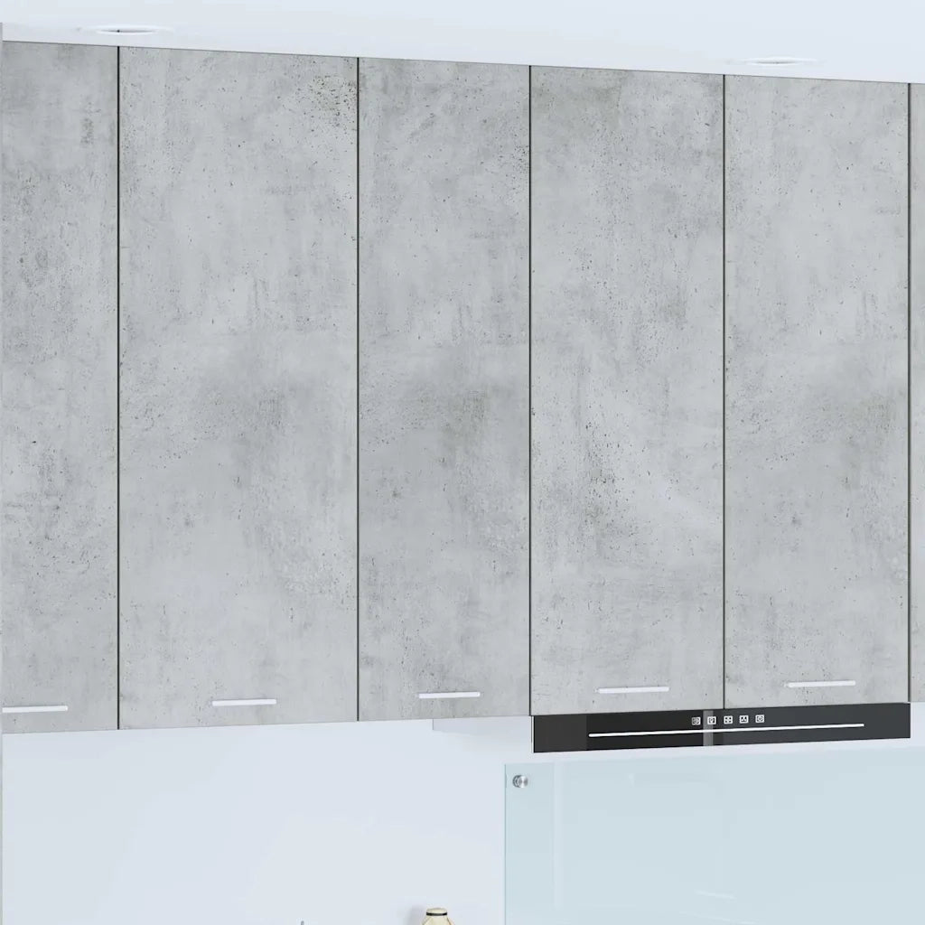 Armadio pensile con porta Grigio cemento 30 x 31 x 100 cm 884333