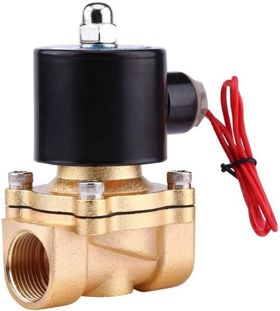 Valvola a magnete 3/4 pollici BSPP chiusura normale - lamiera in acciaio - per olio, acqua, aria, gas - alimentazione 220V - valvola di qualità per varie applicazioni