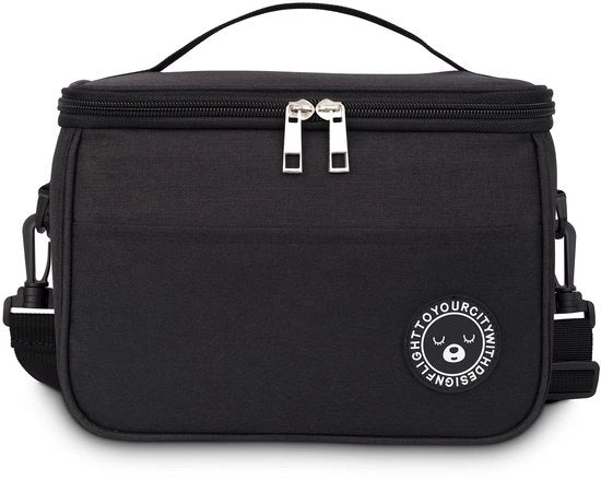 Picnic Tas Isolato 6.4L, Borsa di Pranzo, Borsa di Picnic Opvoluta, Borsa di Pranzo Portatile, Borsa di Picnic per Ufficio, Viaggio, Lavoro, Picnic