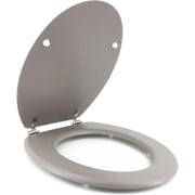 Gelco design dolce sedile wc, legno ingegnerizzato acciaio inoss