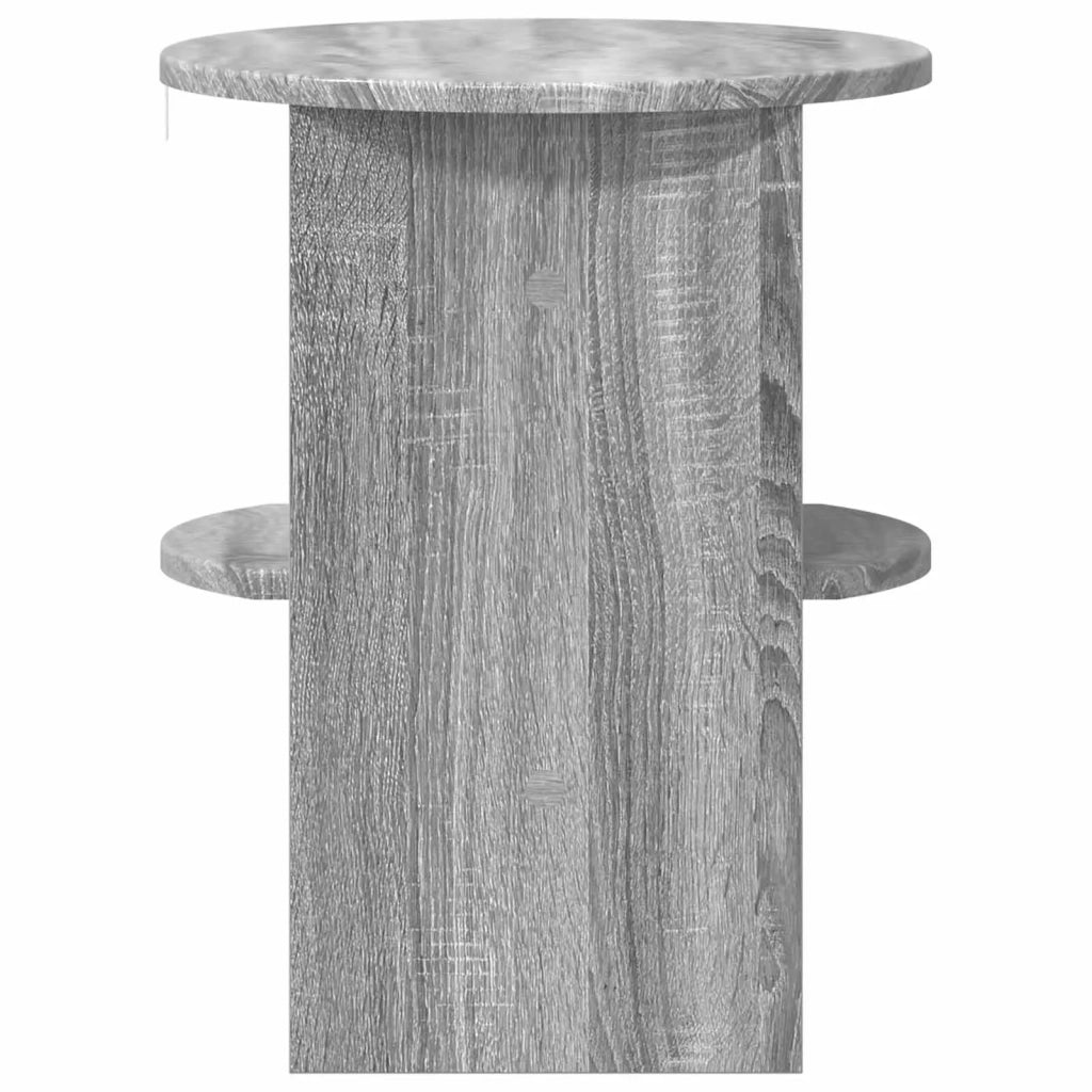 Mobile laterale 2 pcs Sonoma grigia Ø40 x 50 cm 899829