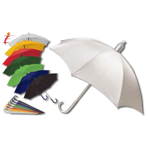 Ombrello automatico salvagoccia in nylon tinta unita con bicchiere raccogligoccia colori assortiti