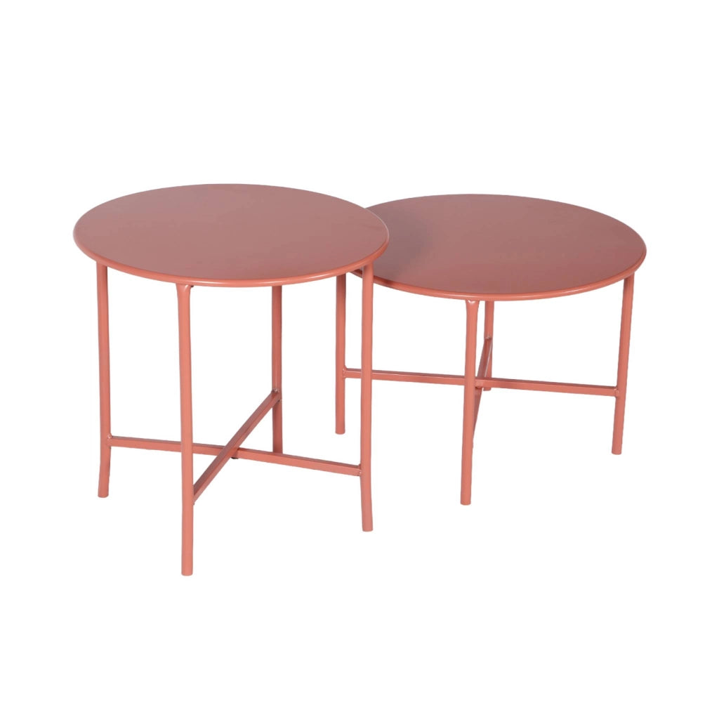 Salotto da giardino angolare in acciaio e corde, 4 posti, beige