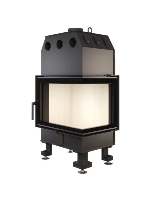 Caminetto ad angolo Inserto Apertura destra Energy 65x50x47 (14,5 kW) ECO