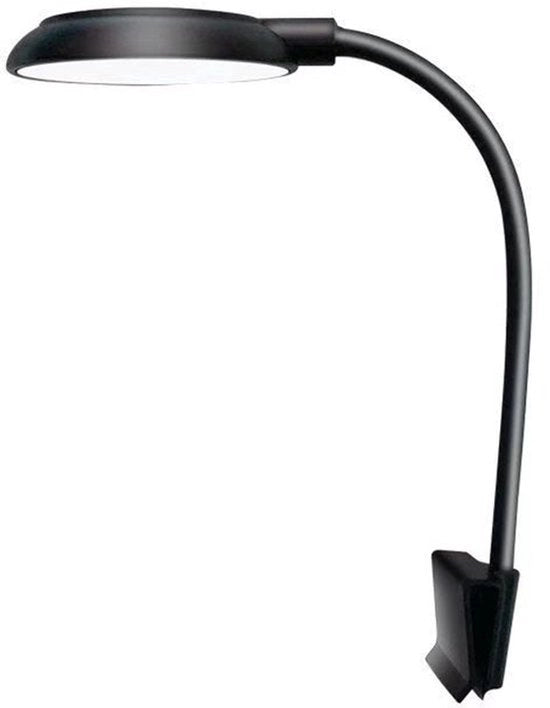 Illuminazione per giardini acquatici miniaturi, porta USB, lampada LED molto luminosa per risparmio energetico, lampada da tavolo per acquari, lampada per supporto della crescita vegetale, set a due pezzi nero