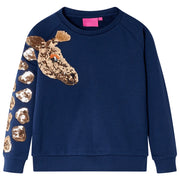 Felpa per Bambini Blu Marino 104cod mxl 132600