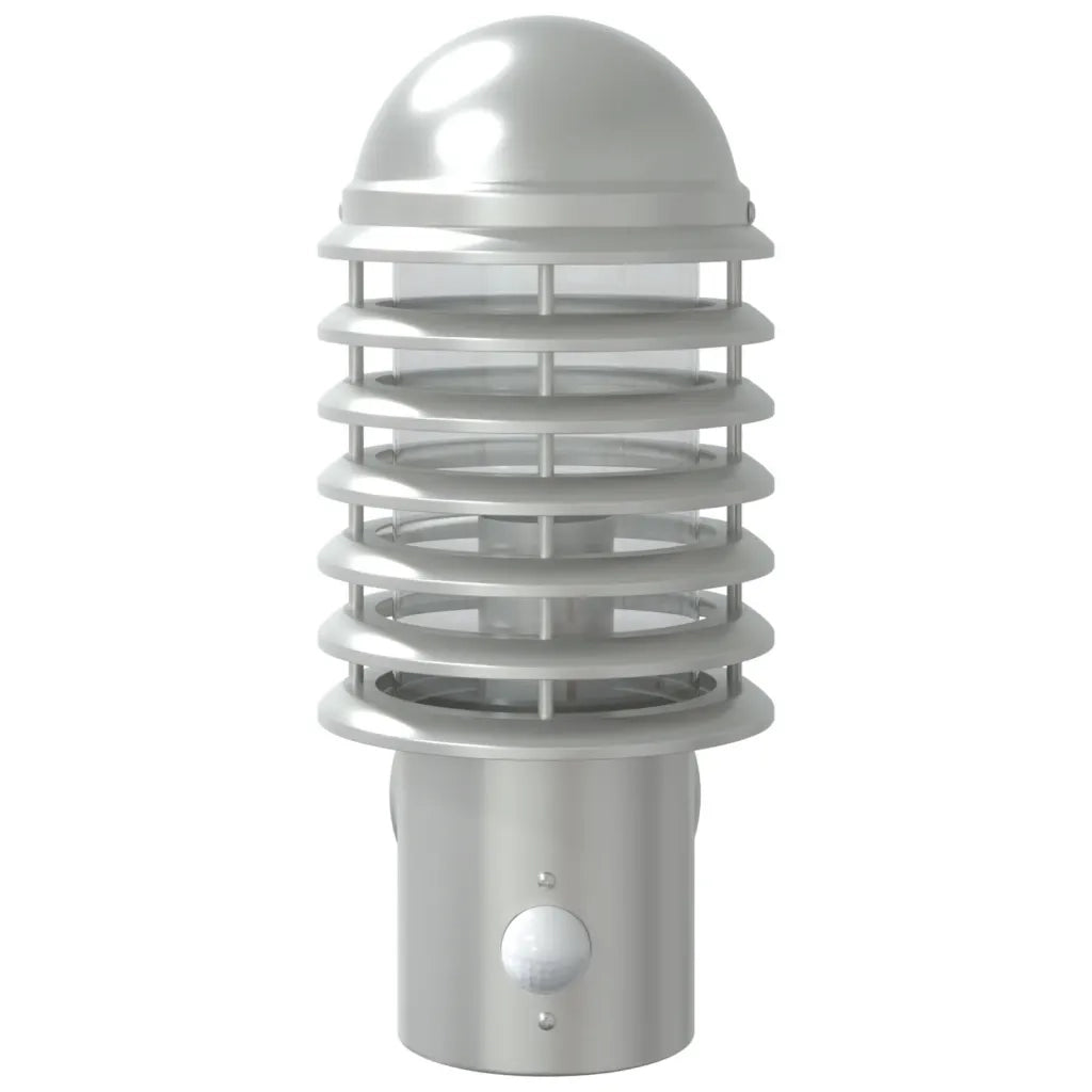 Applique per Esterno con Sensore Argento in Acciaio Inox 4006250