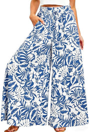 Brocca Palazzo Comfortevole Tessuto - Pantaloni Ampi Donna - Pantaloni Casual - Cintura Elastica - Pantaloni con Fodera - Con Tasche