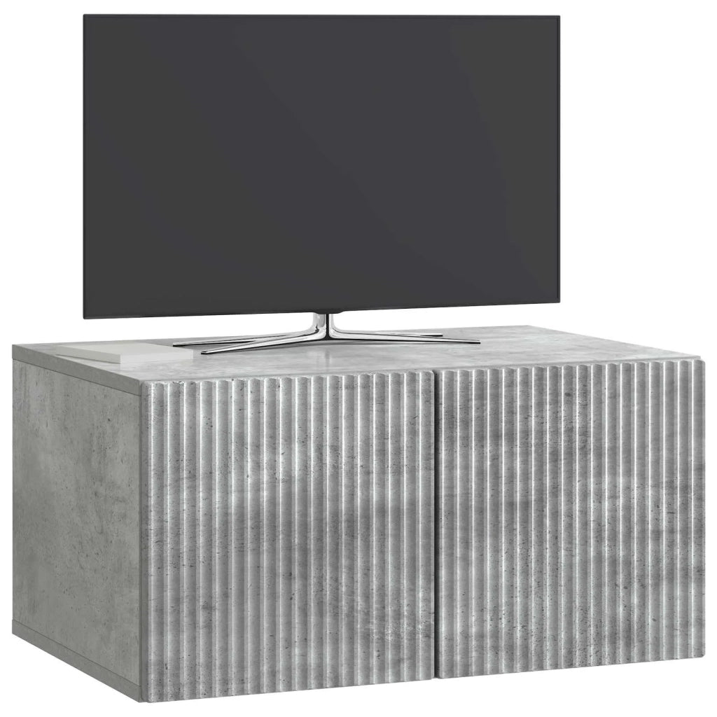 Mobile Porta TV da Muro Grigio Cemento 59,5 x 41 x 30 cm 898508