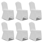 Coprisedia in Tessuto Elasticizzato Bianco Set 6 pz cod mxl 53547
