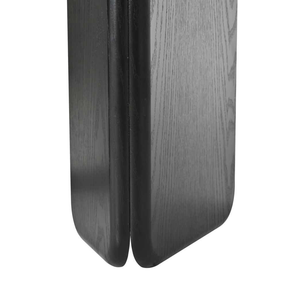 TAVOLO da Caffè Ovale 99x50x40 cm MDF Nero