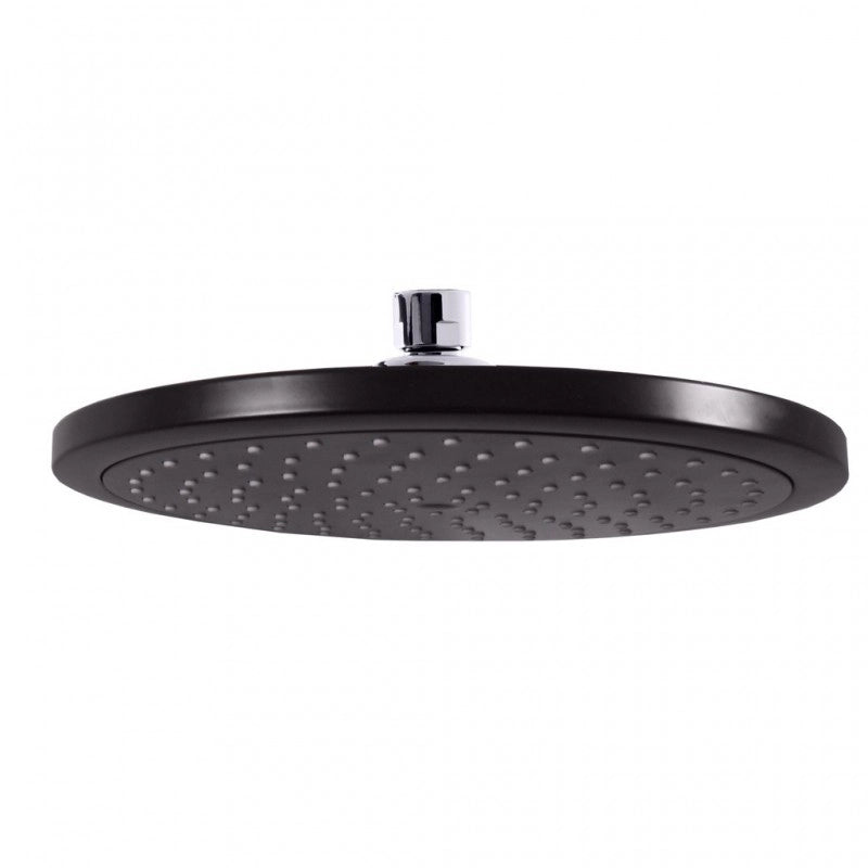 Colonna doccia a parete termostatico ottone nero opaco con doccetta H. 109 cm
