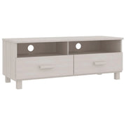 Mobile TV multimediale mensola TV credenza TV per sala da pranzo soggiorno camera da letto 106 x 40 x 40 cm legno massello di pino bianco 02_0027629