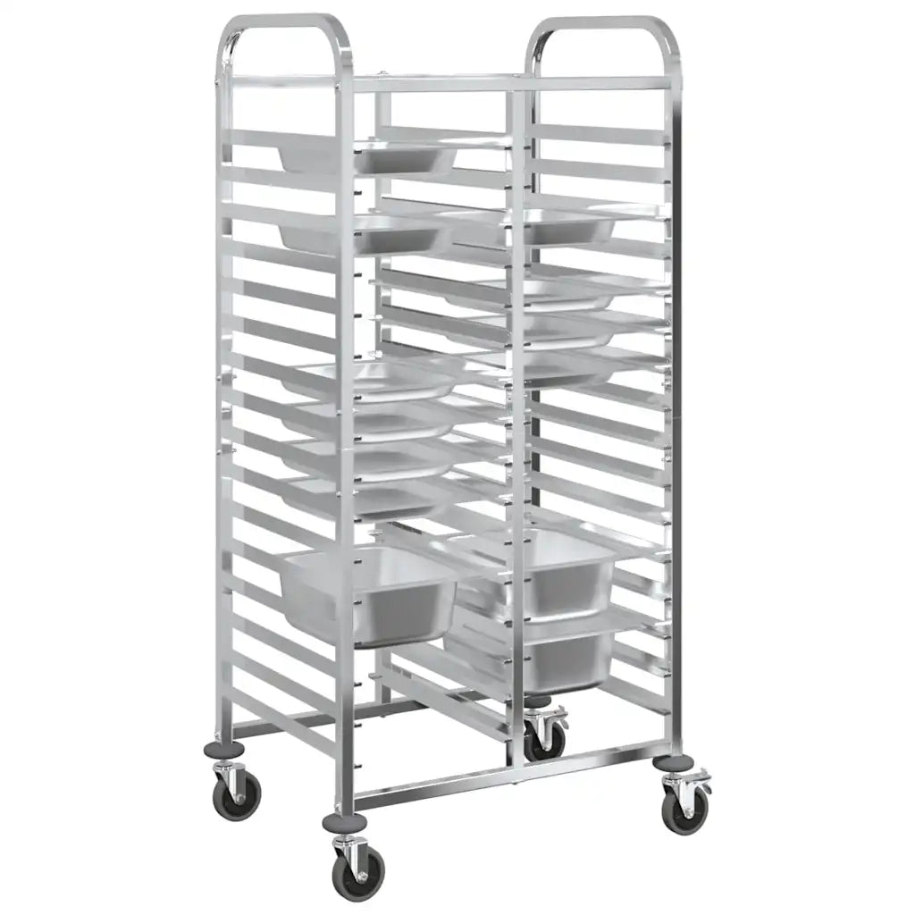 Carrello Portateglie con 32 GN Contenitori 75x55x162,5 cm 4108072