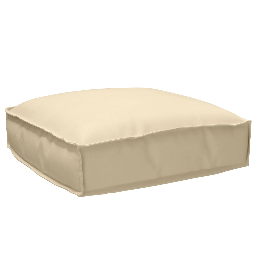 Cuscino per Pallet Beig0 50x50x12 cm Tessuto Oxford