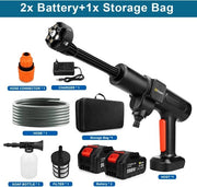 Ricambi Hogedrukreiniger 200Bar 6 in 1 2 batterie elettrico nero