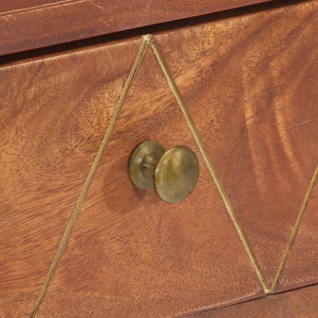 Tavolo Consolle | Tavolo d'Ingresso 90x35x76 cm in Legno Massello d'Acacia