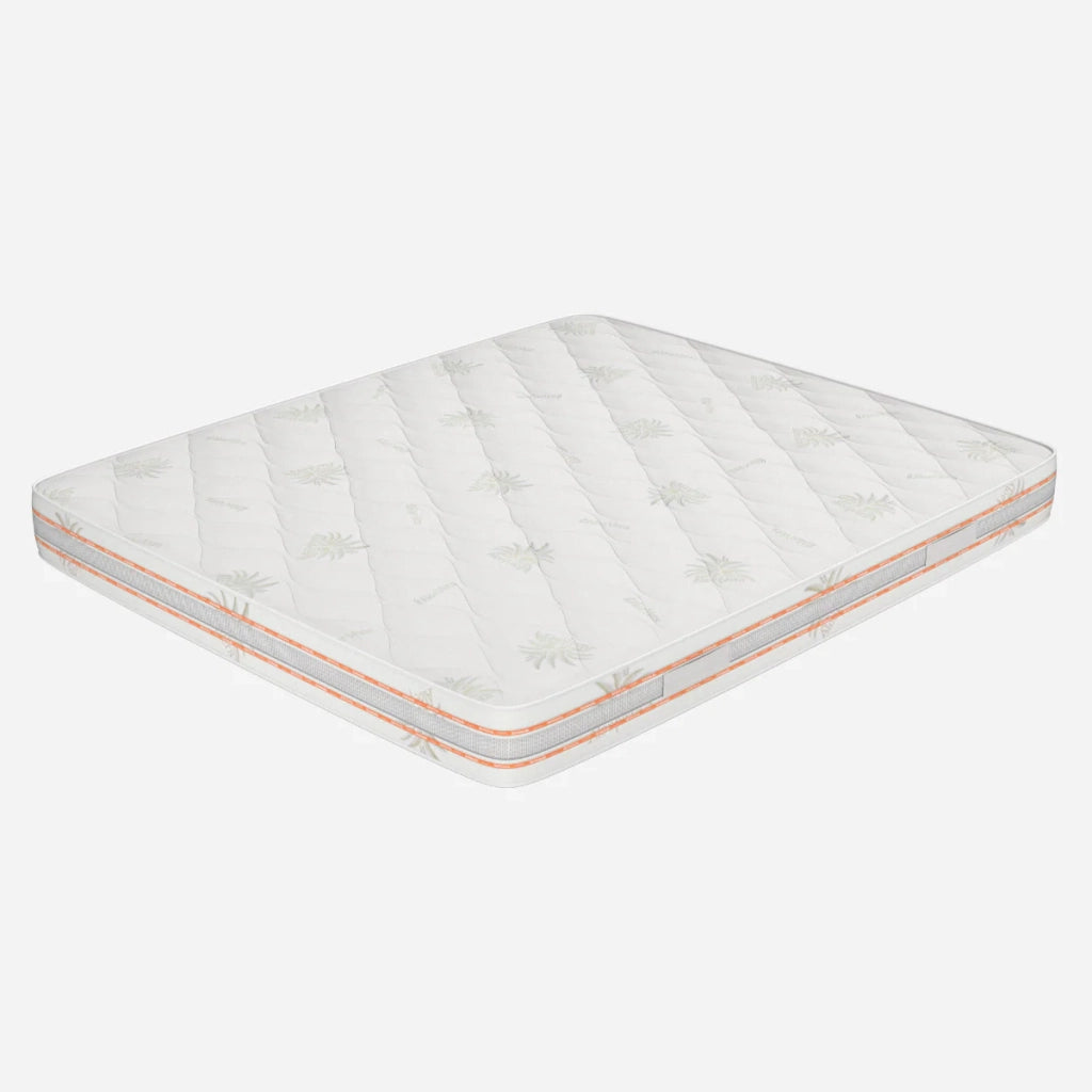 Materasso Matrimoniale 160x200 Memory, alto 25 cm - Rivestimento in Aloe Vera, Traspirante | Top H25