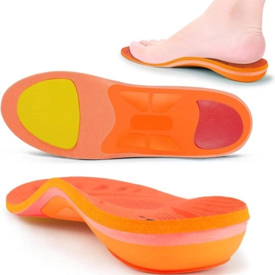 Supporto Ortopedico per Arco Plantare - Insieme Ortotiche per Dolore Plantare - Uomo e Donna - Piedi Piani - Assorbe L'urto - Spurone dell'Osso Calcaneo - Supporto Ortopedico per Scarpe da Lavoro