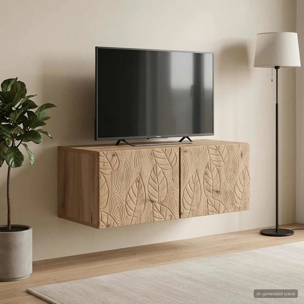 Mobile Porta TV da Muro 59,5 x 41 x 30 cm Rovere Artigianale 898854