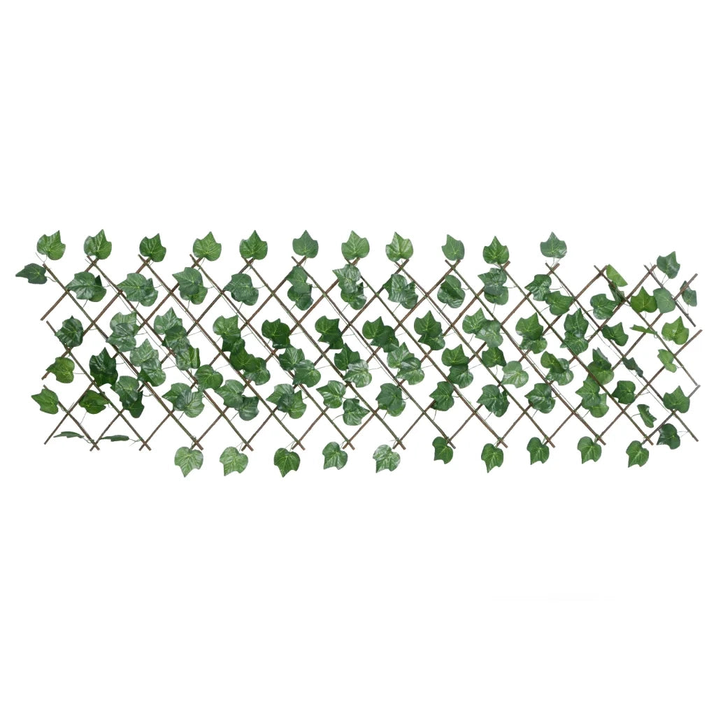 Traliccio Foglie Vite Artificiale Espandibile Verde 190x60 cm CFW2155164