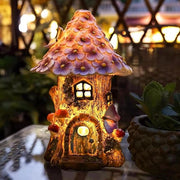 Decorazione per giardino in plastica, impermeabile (IP44), illuminazione 6-12 ore con lampada solare per uso esterno su terrazza e giardino