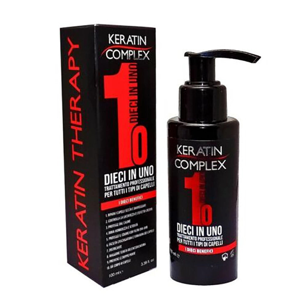 KERATIN COMPLEX 10 IN 1 TRATTAMENTO PROFESSIONALE TUTTI TIPI DI CAPELLI SIERO