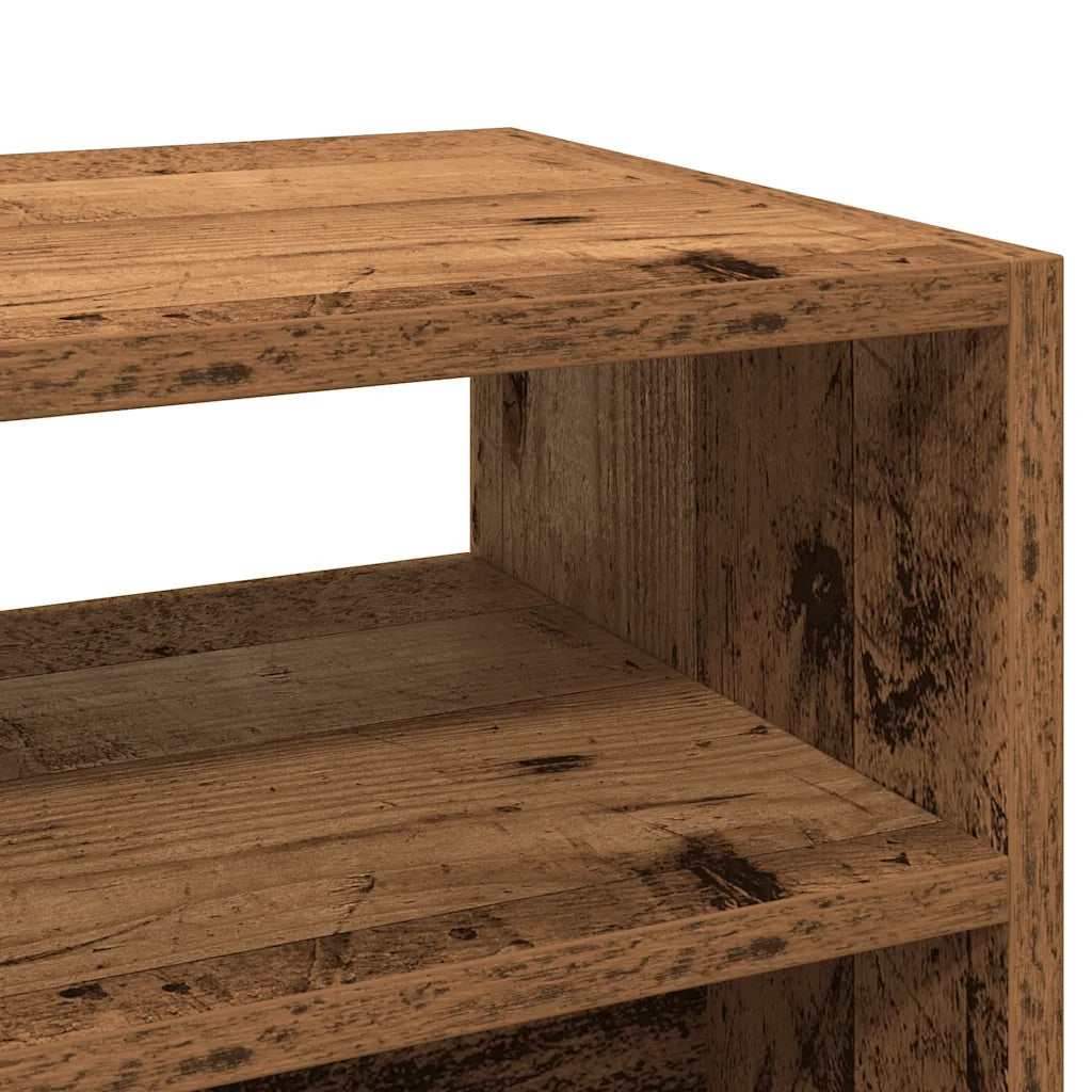 Tavolino Consolle-Tavolino da soggiorno-Tavolo Legno Antico 78x30x80 cm in Truciolato