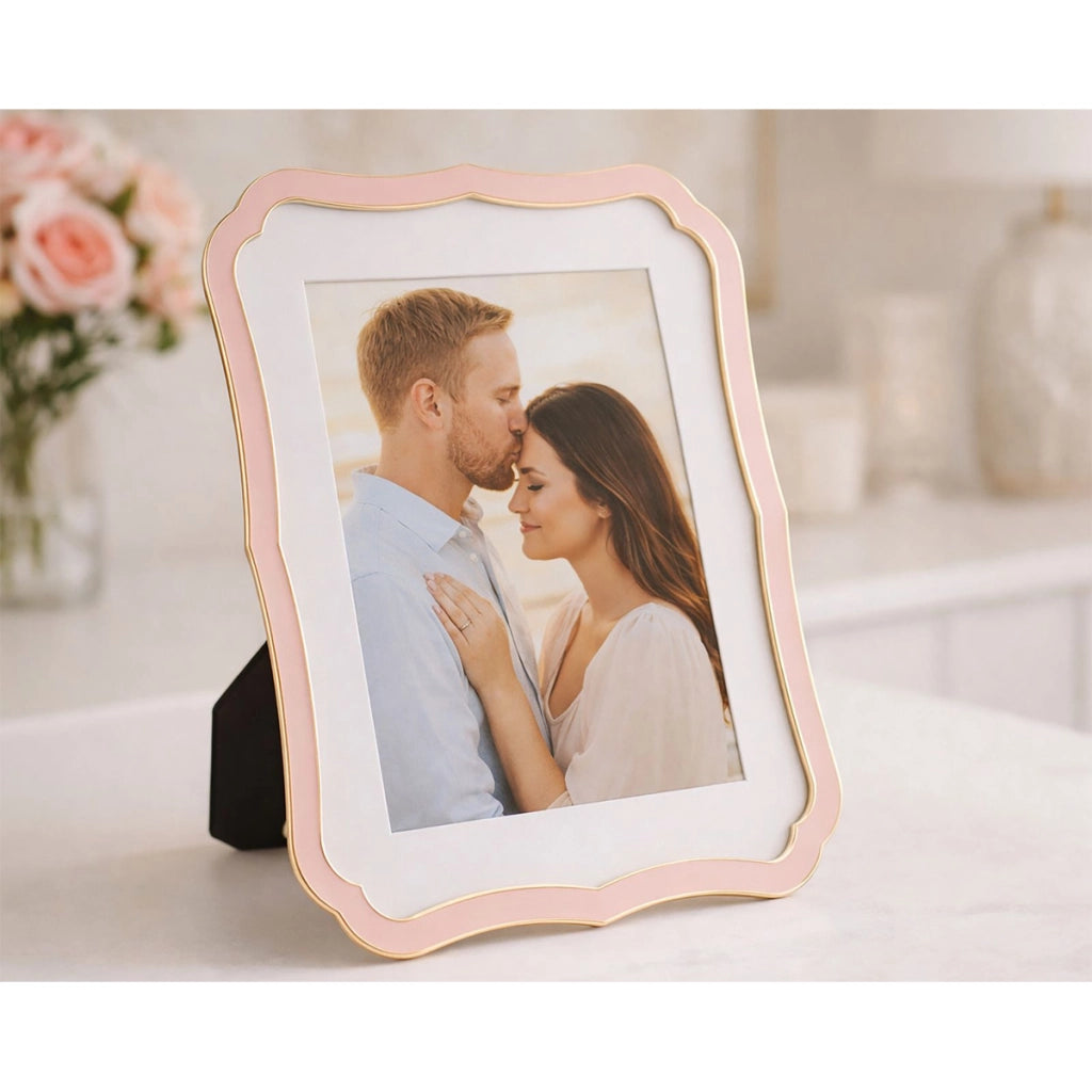 Portafoto VKH1006, Rosa, Metallo, 22,1x1,4x27,2 cm
