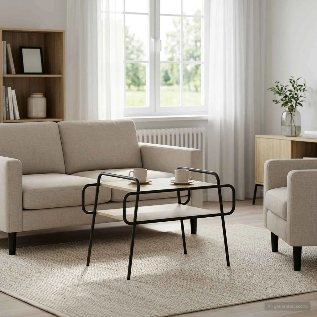 Tavolino da salotto Rovere Sonoma 70 x 50 x 51 cm 8007769