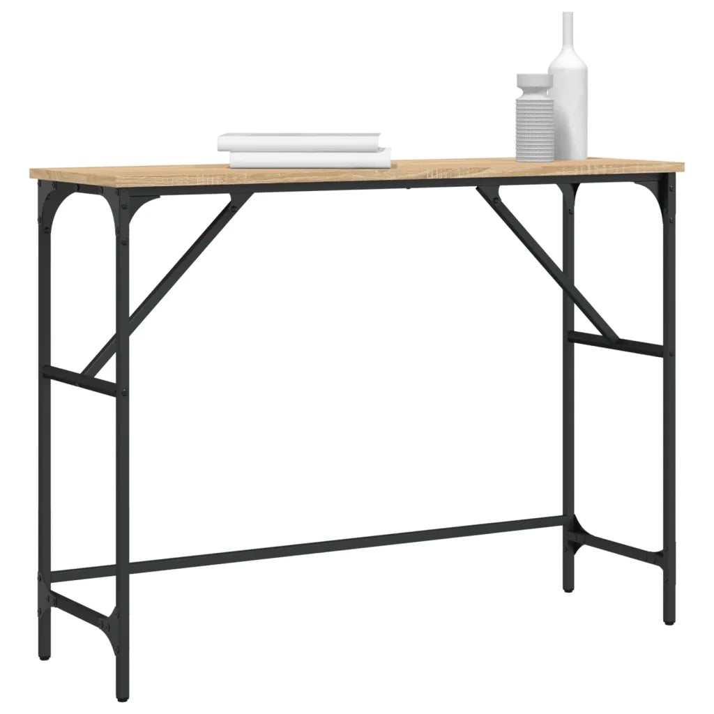 Tavolo Consolle Rovere Sonoma 100x32x75 cm in Legno Multistratocod mxl 83333