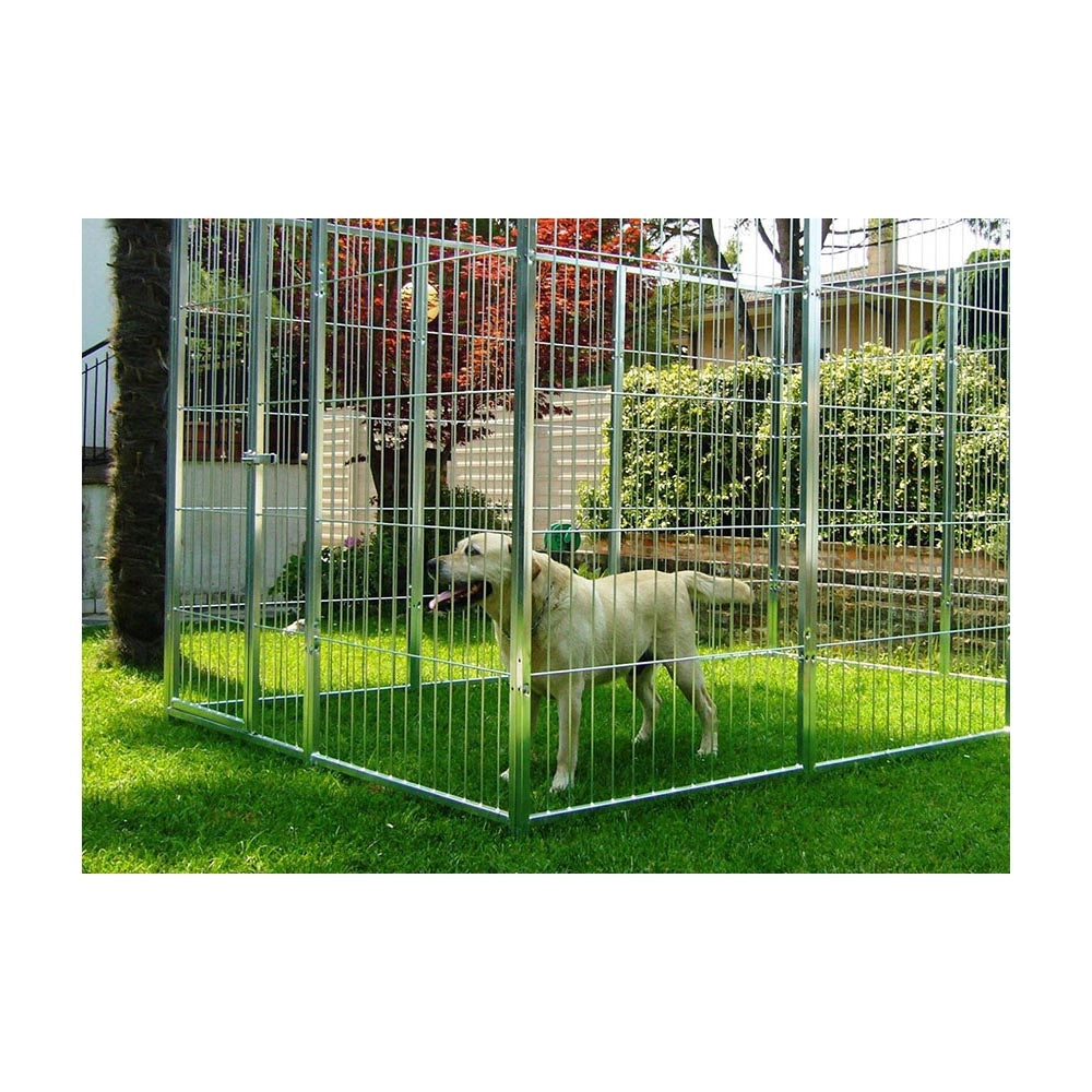 Recinto per cani box modulare solo perimetro metri 3 x 2 viteria compresa
